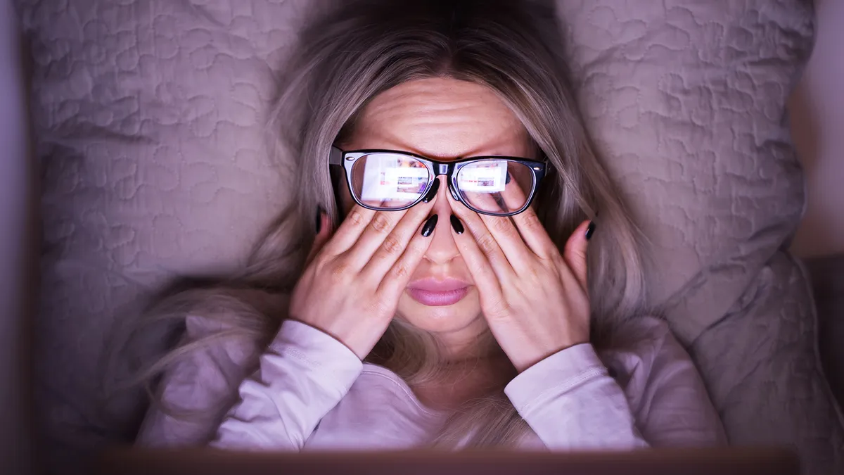 Blue Light May Cause Eye Strain and Disrupted Sleep