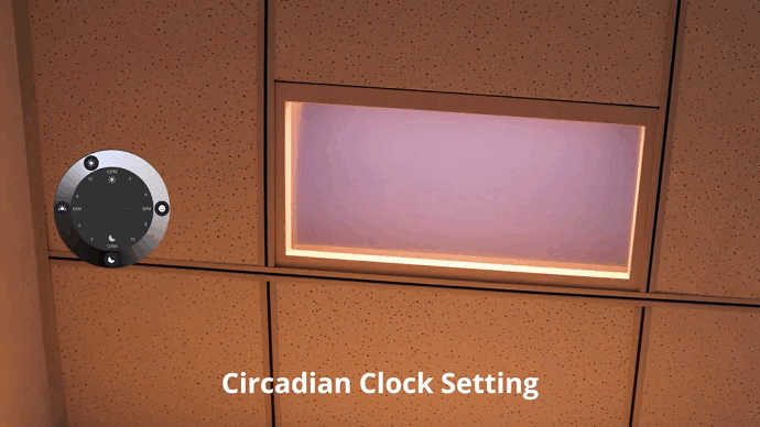 smart lighting circadian clock setting